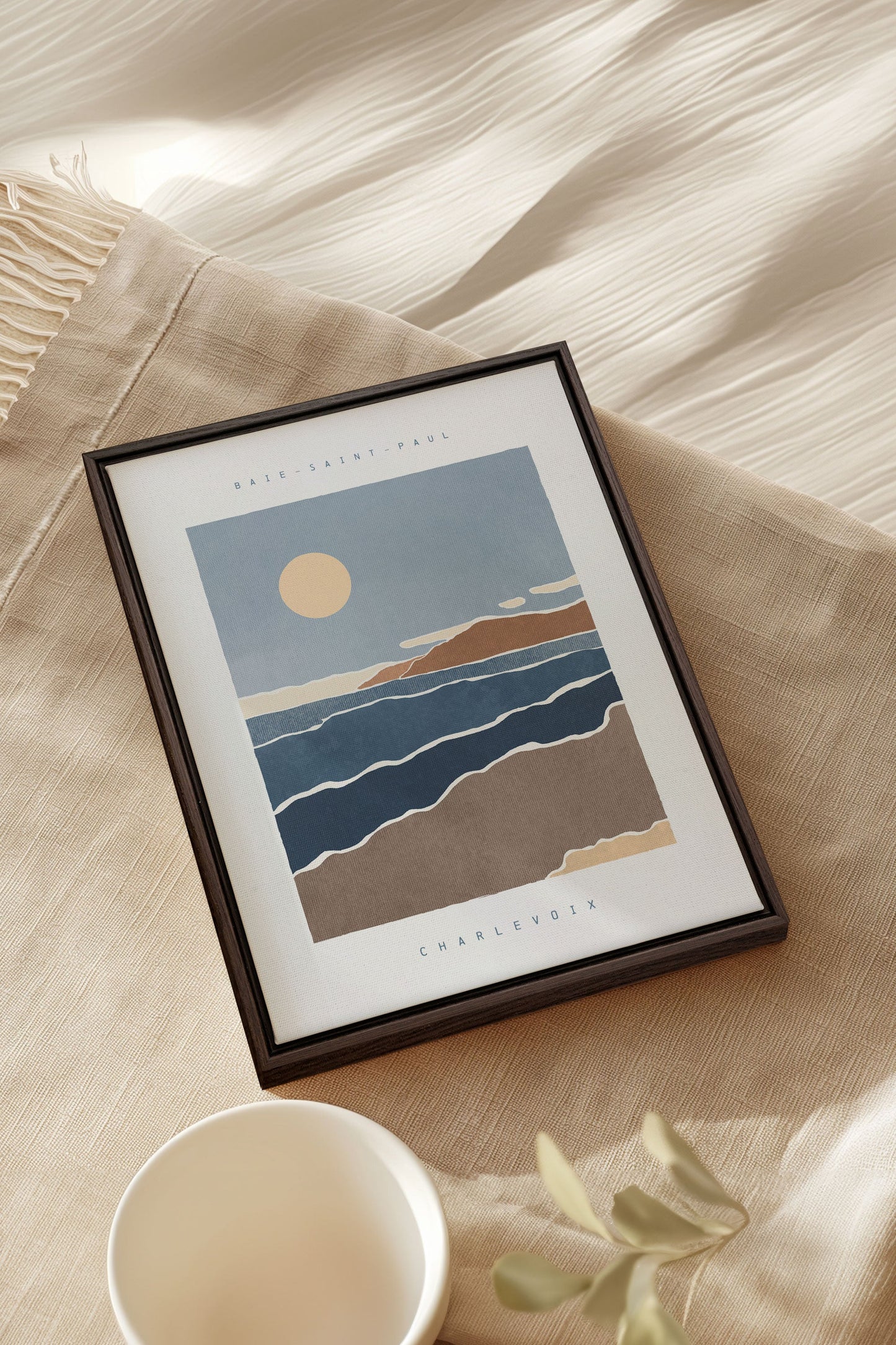 Baie-St-Paul | Oeuvre sur toile étirée