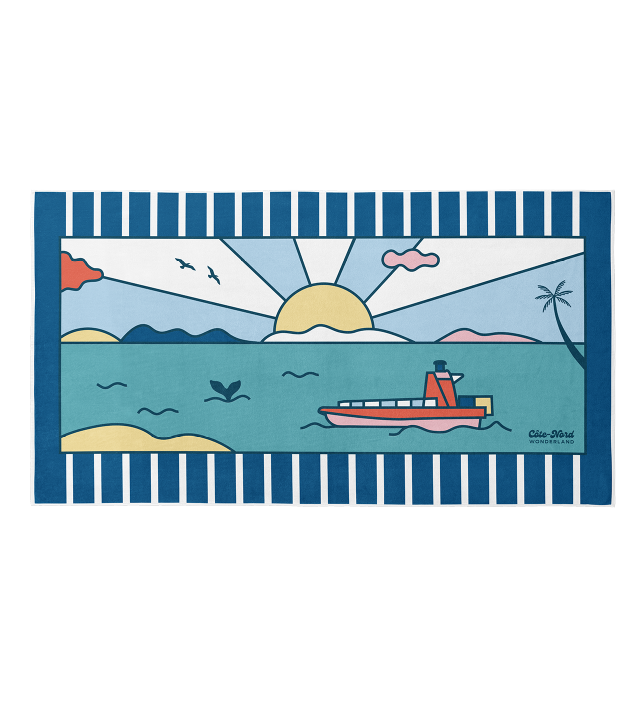 Serviette de plage Côte-Nord
