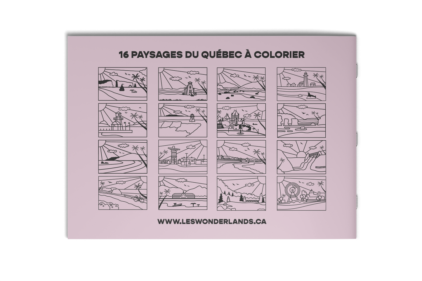 Cahier à colorier | Les Wonderlands