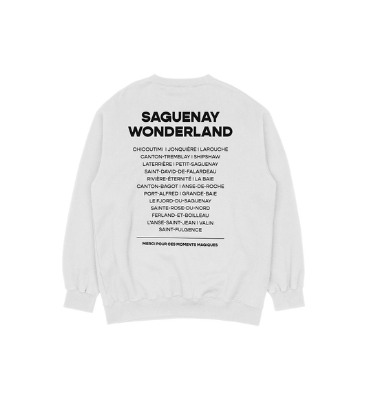 Sweat-shirt Le Fjord Wonderland, couleur gris, vue de dos