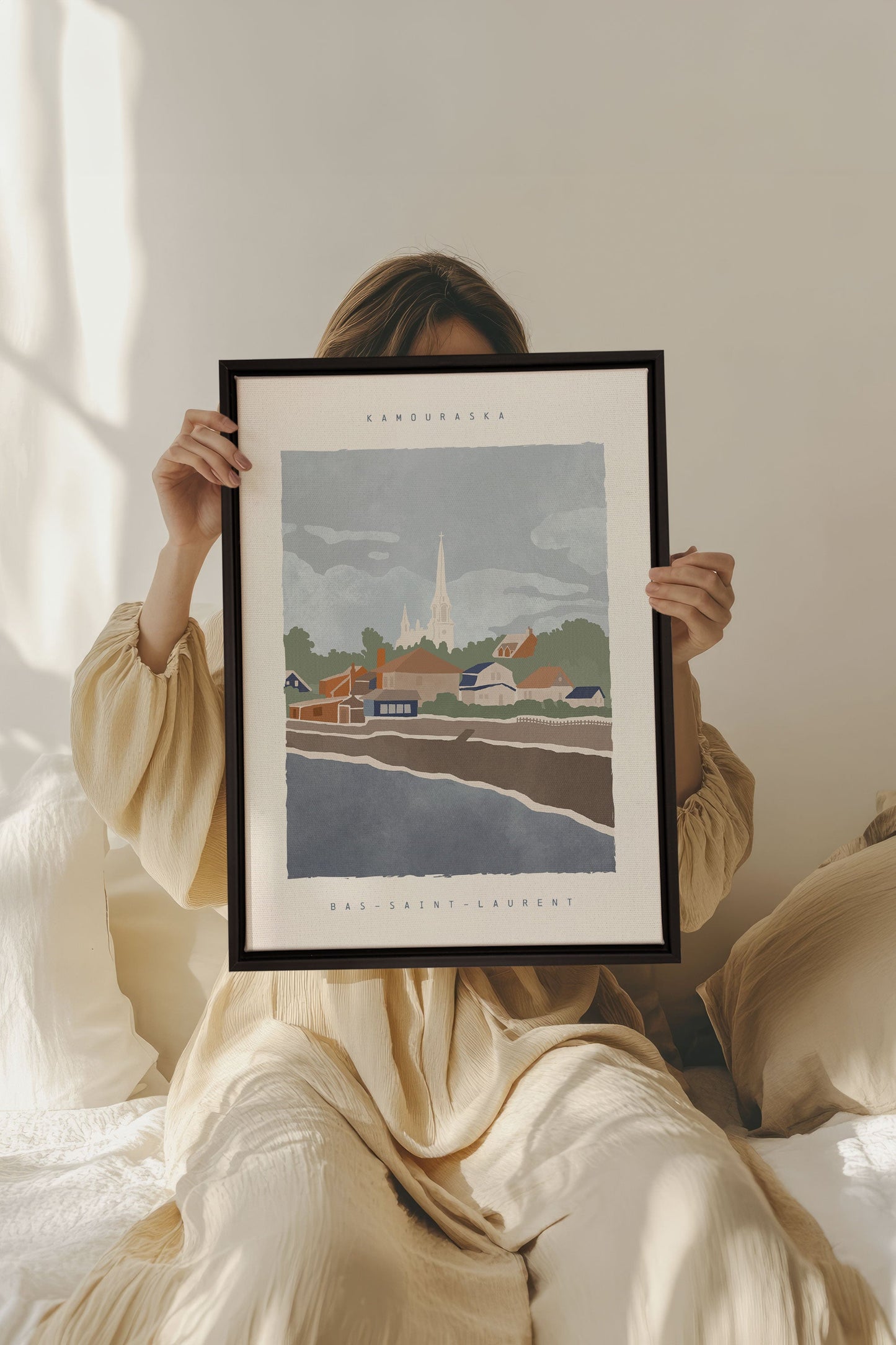 Kamouraska | Oeuvre sur toile étirée