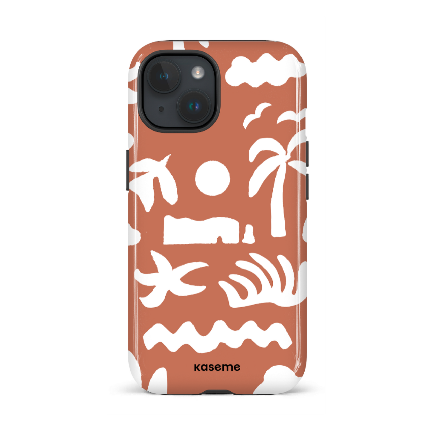 Étui | Gaspésie Motif orange