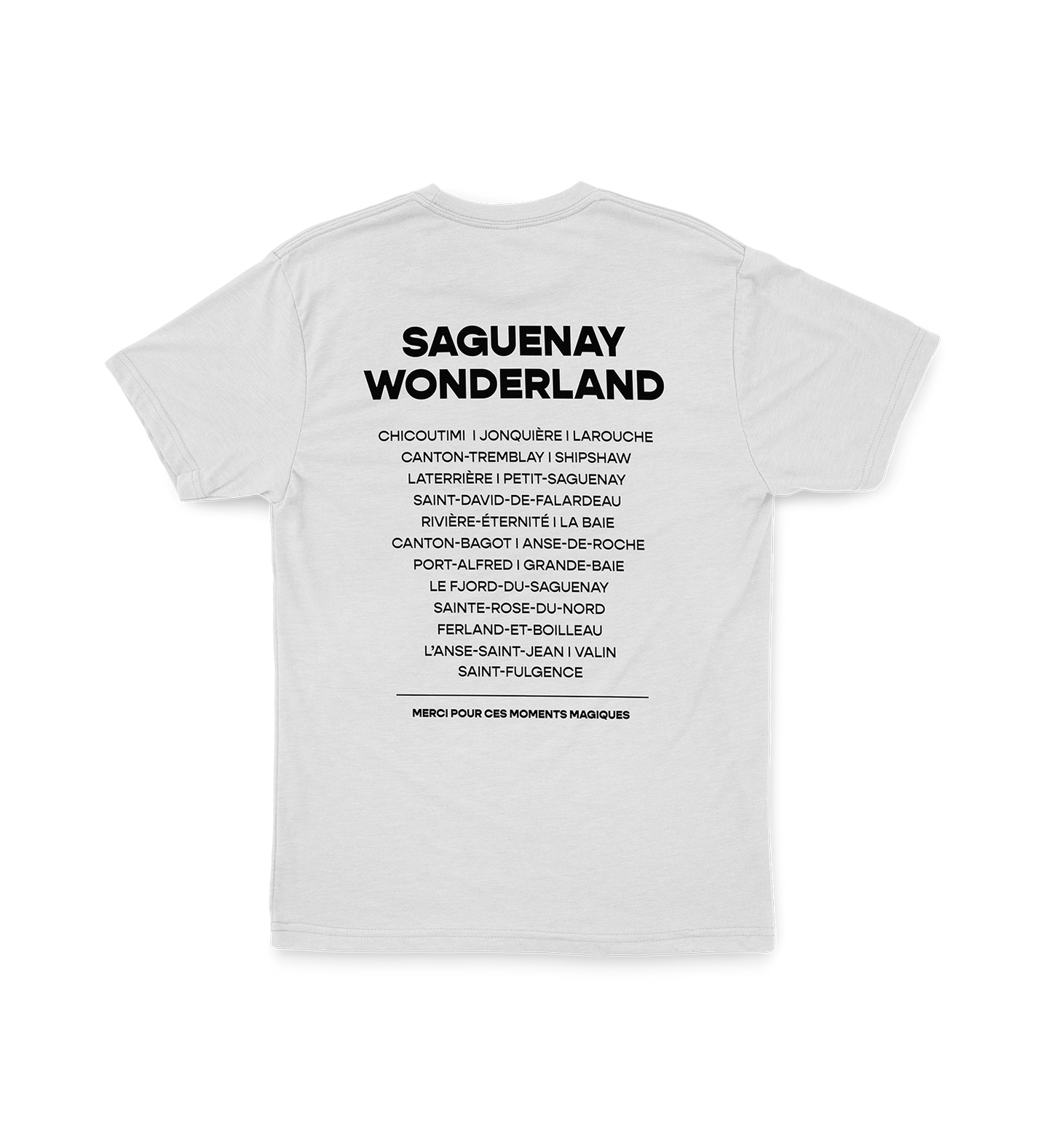 T-shirt à patch - région
