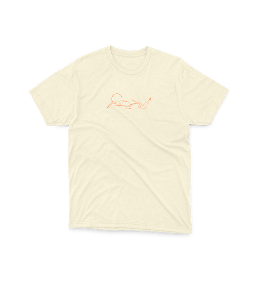 T-shirt Gaspésie, couleur ivoire