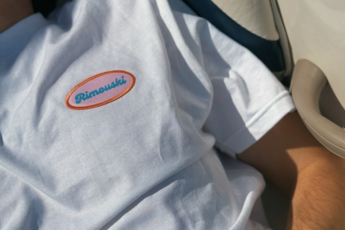 T-shirt à patch - région