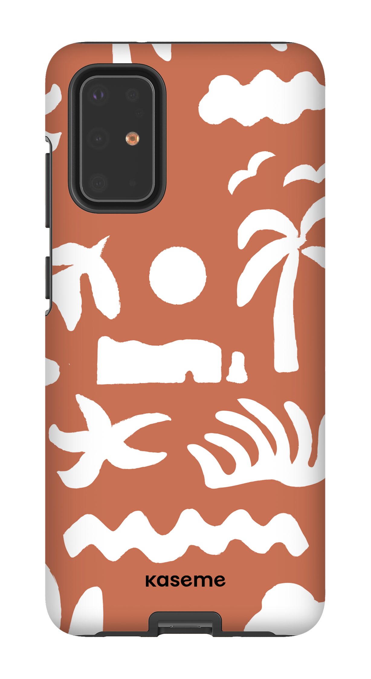 Coque Galaxy S25, étui Impact Gloss, design Étui | Gaspésie Motif orange