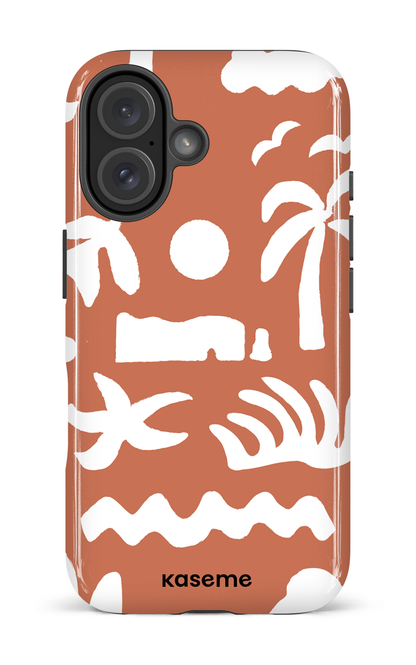 Étui | Gaspésie Motif orange