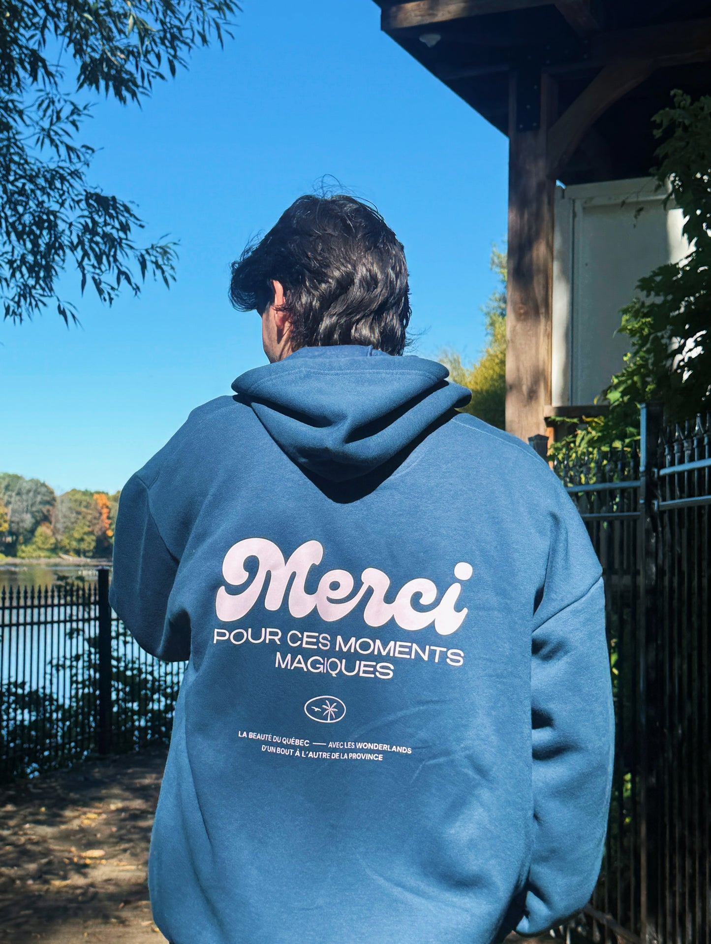 Hoodie à patch - région