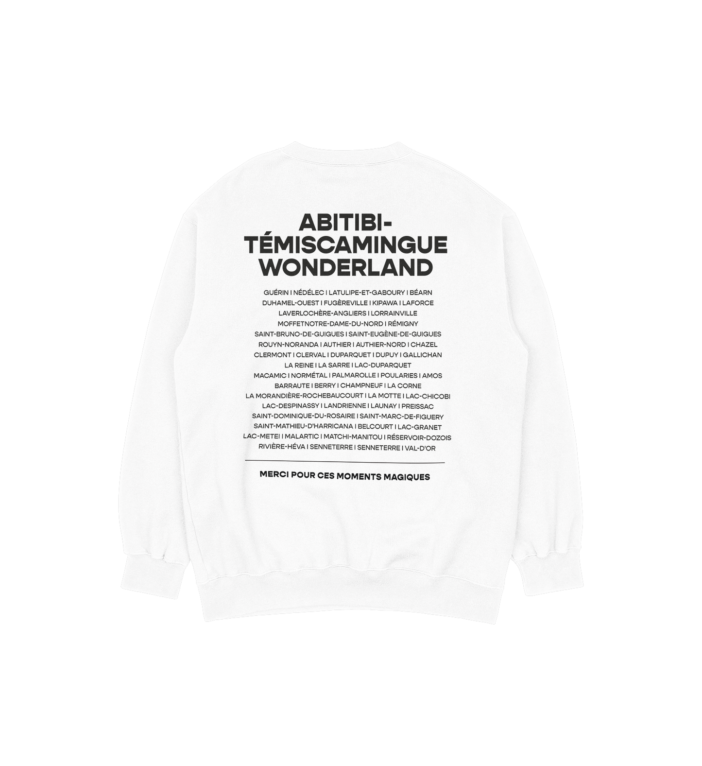 Crewneck à patch - région