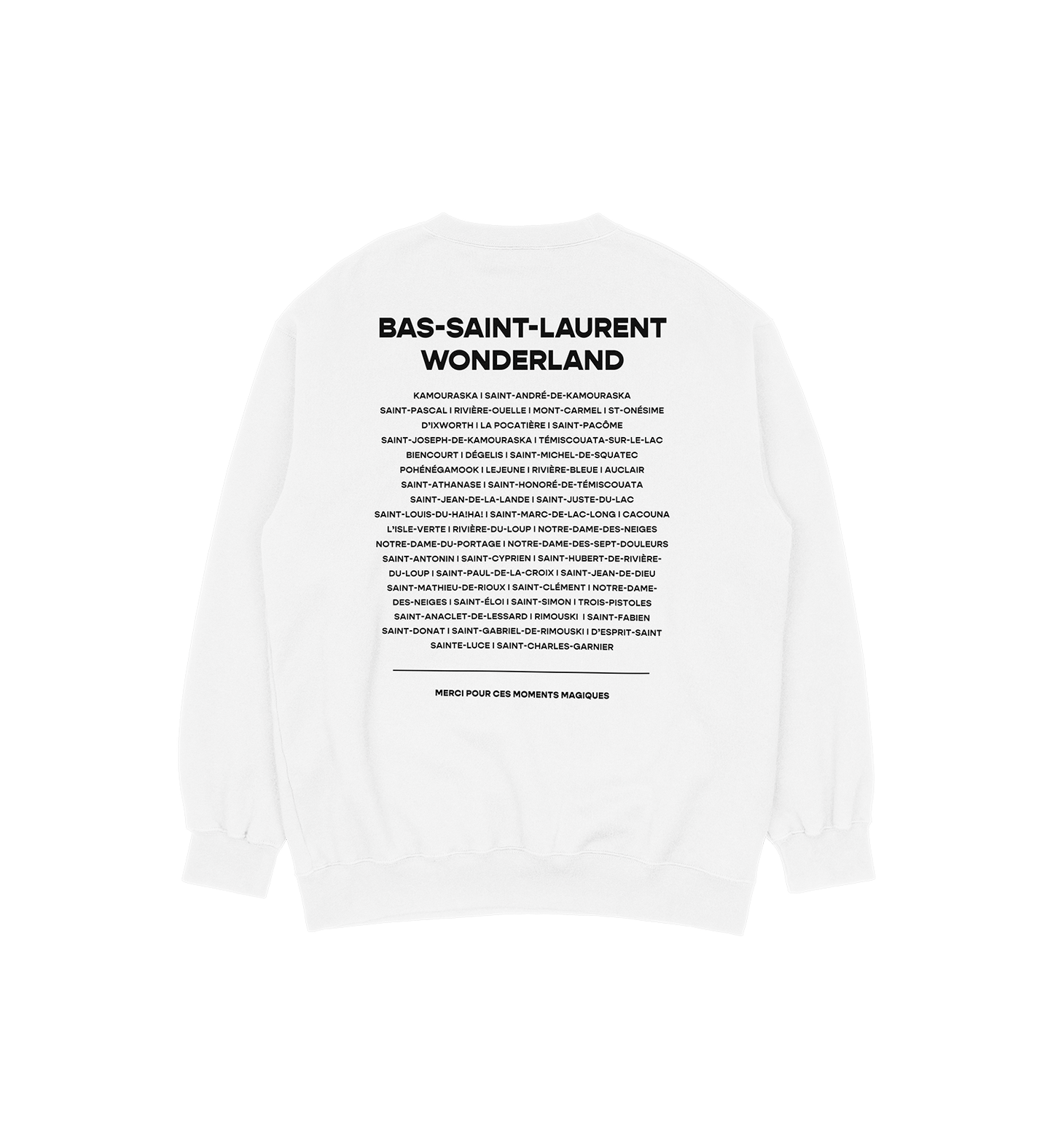 Crewneck à patch - région