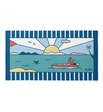 Serviette de plage Côte-Nord