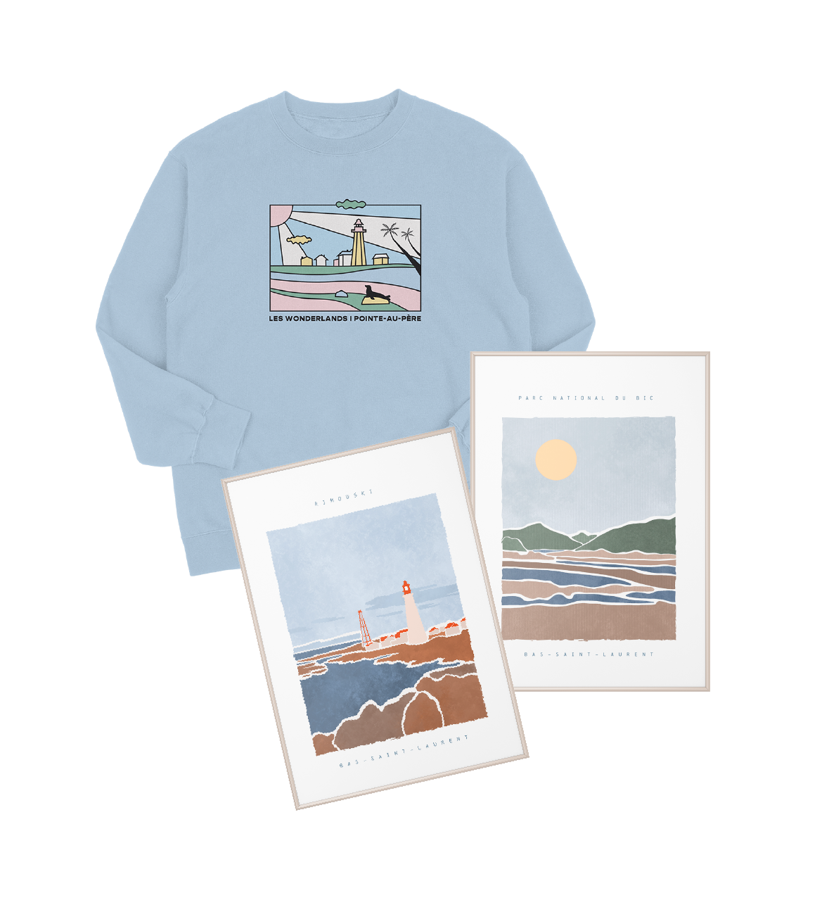 Bundle illustrations Rimouski