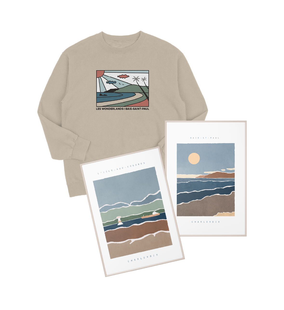 Bundle illustrations Charlevoix