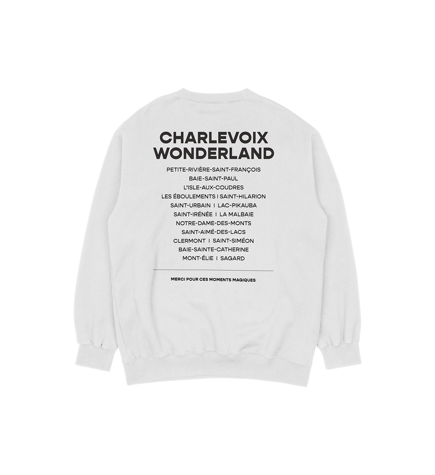 Crewneck à patch - région