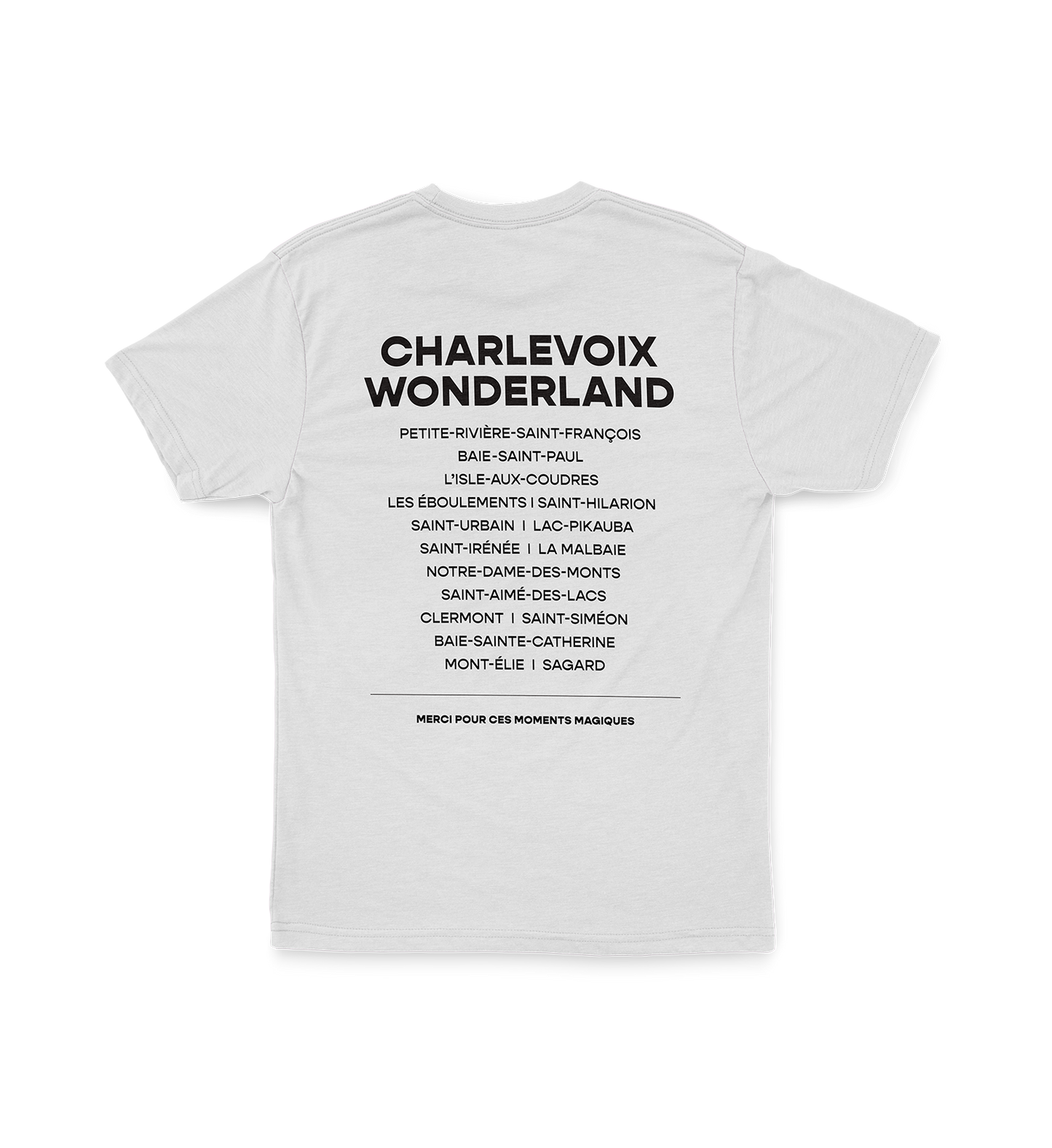 T-shirt à patch - région