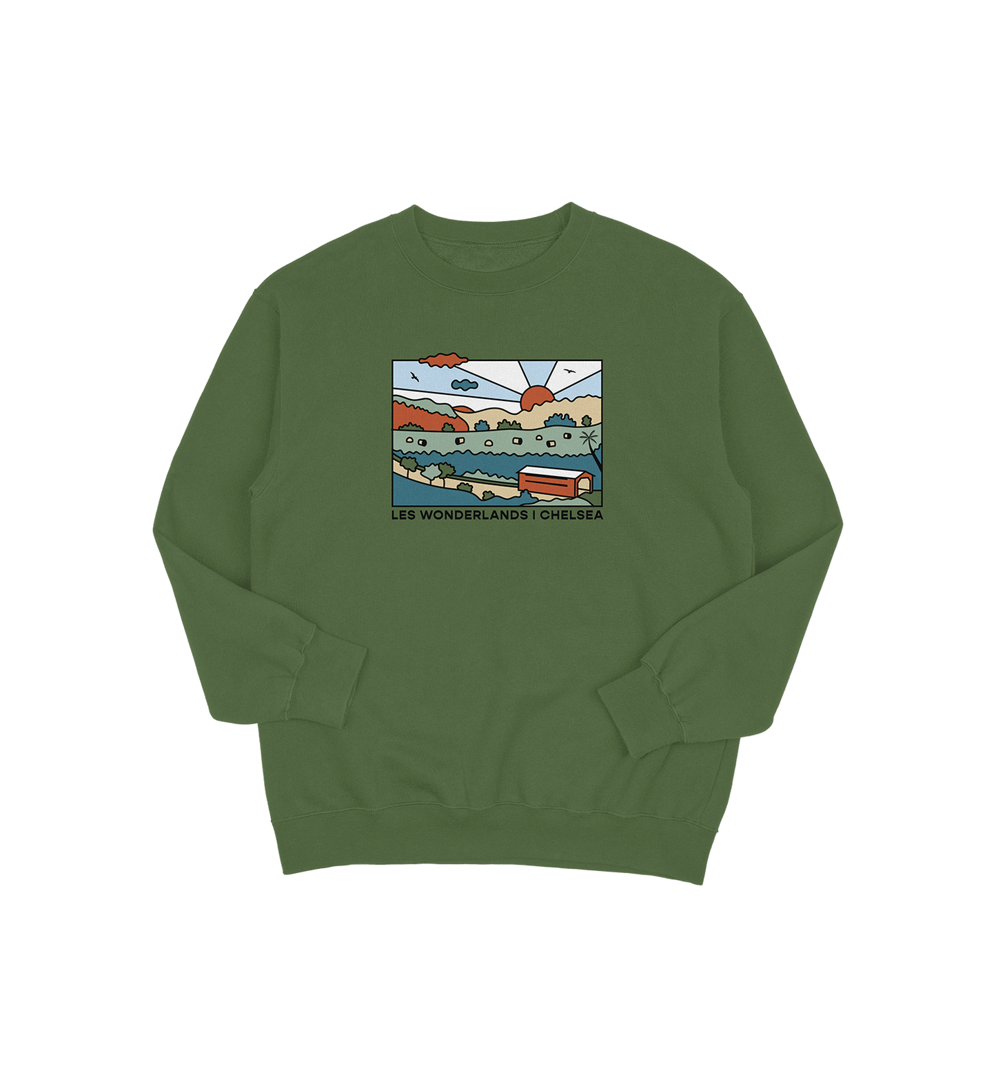 Sweat-shirt Chelsea Wonderland, couleur vert