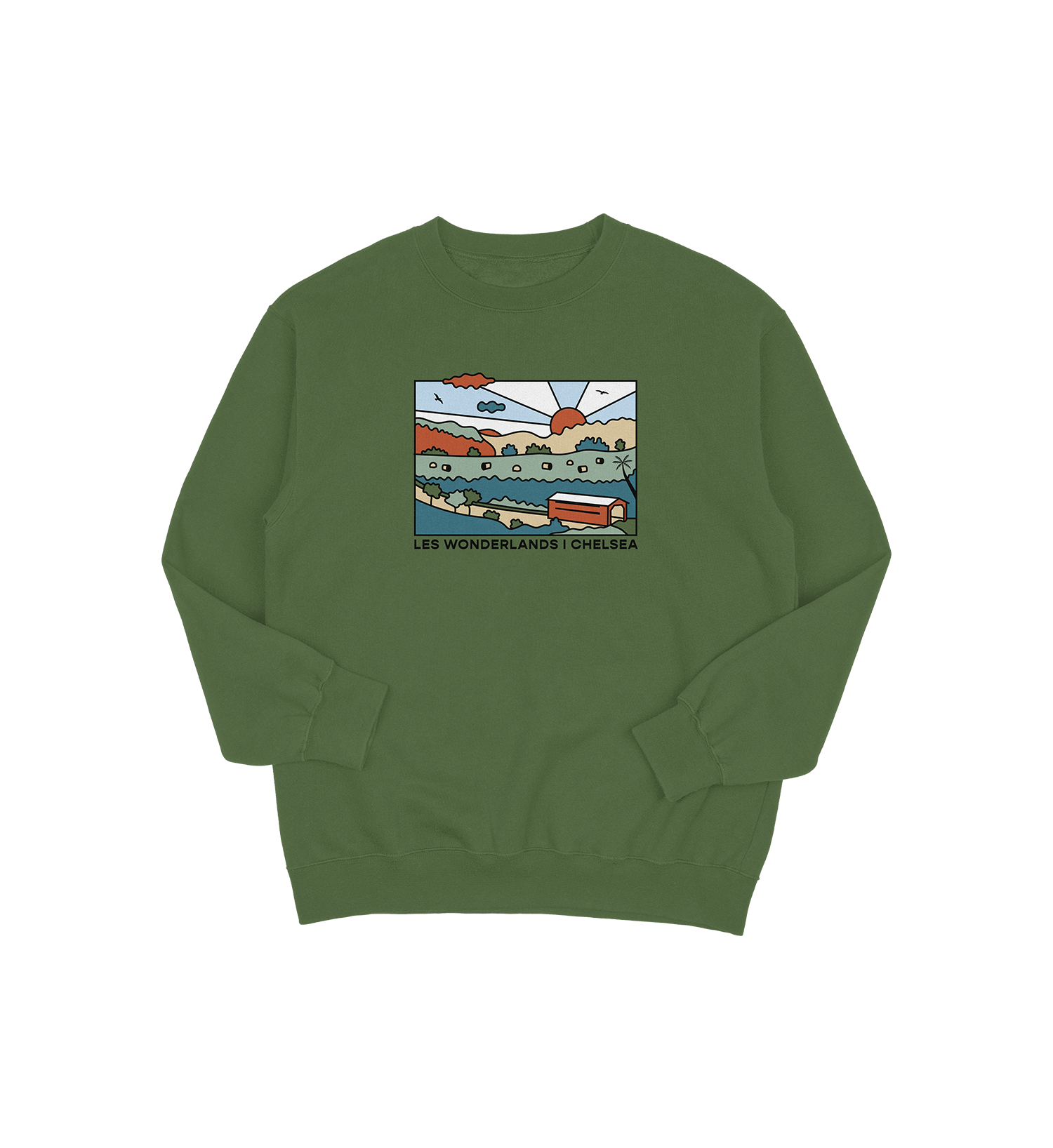 Sweat-shirt Chelsea Wonderland, couleur vert