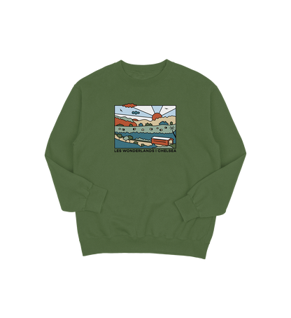 Sweat-shirt Chelsea Wonderland, couleur vert