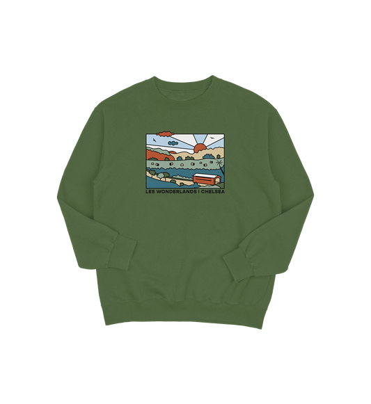 Sweat-shirt Chelsea Wonderland, couleur vert