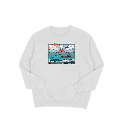 Sweat-shirt Les Escoumins Wonderlands, couleur gris
