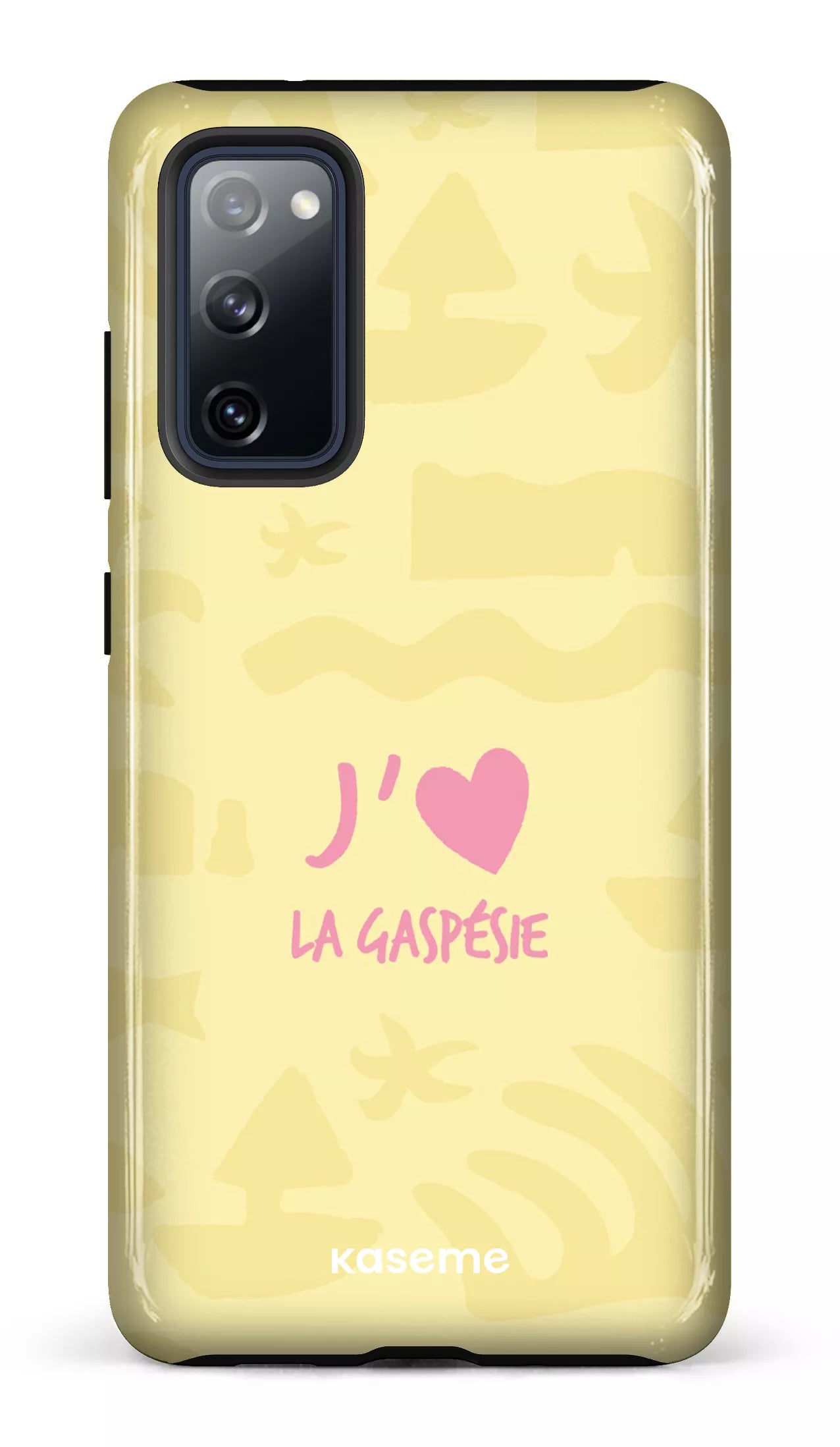 Coque Galaxy S20 FE, étui Tough, design J'aime la Gaspésie