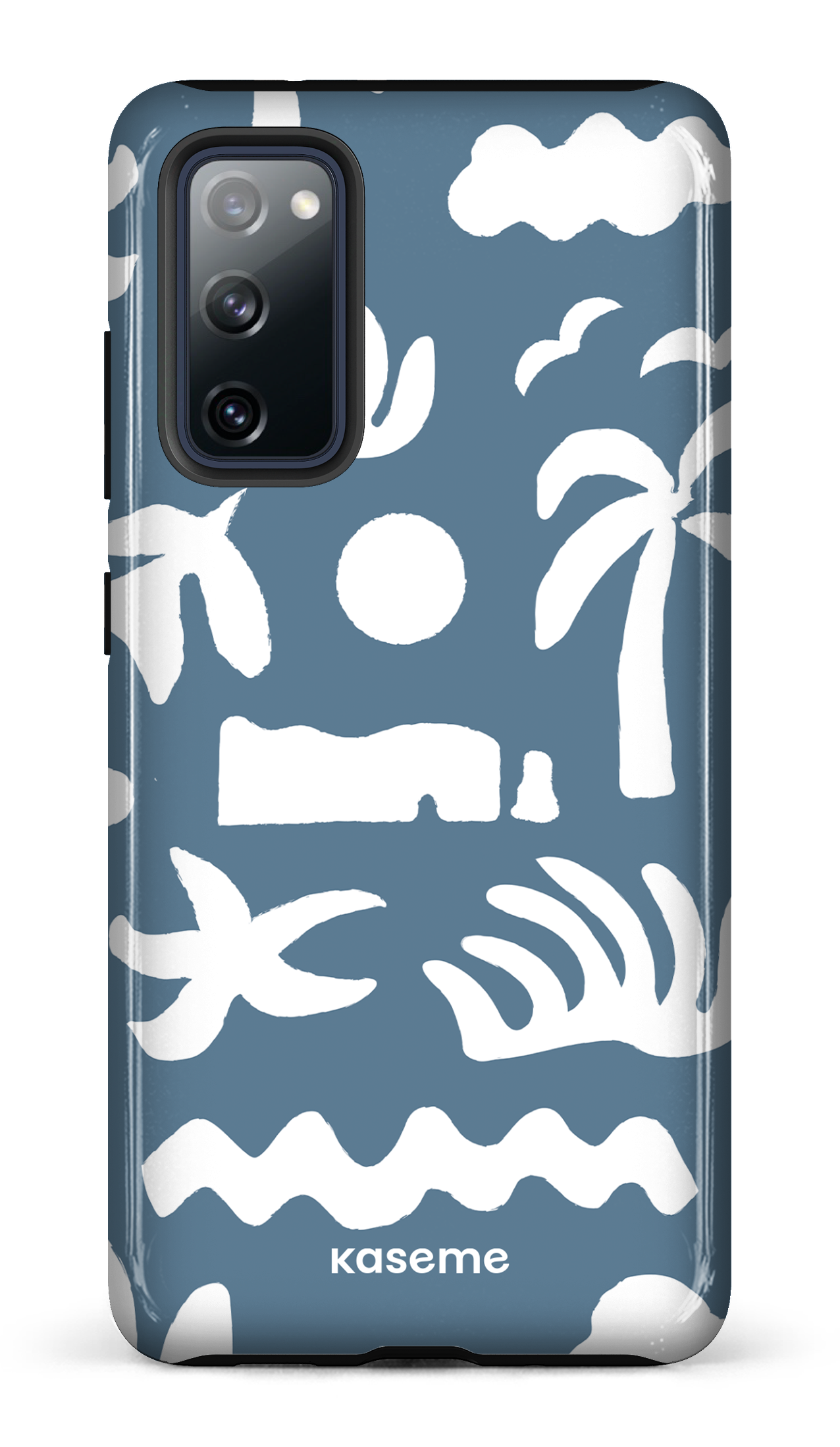 Coque Galaxy S20 FE, étui Tough, design KaseMotif Navy