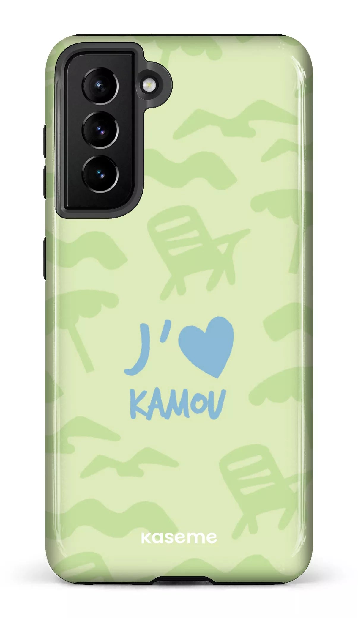 Coque Galaxy S21, étui Tough, design J'aime Kamou