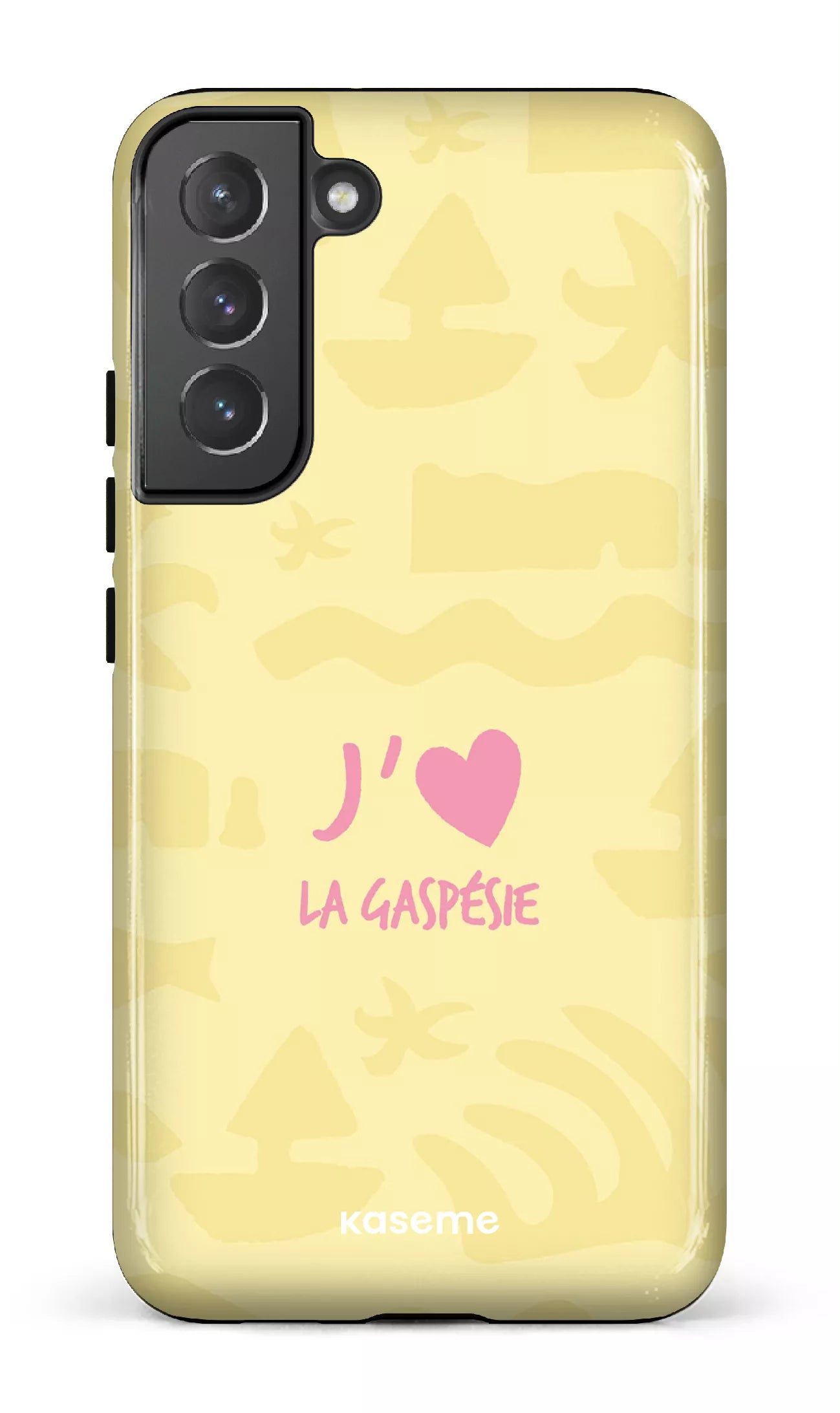 Coque Galaxy S22 Plus, étui Tough, design J'aime la Gaspésie