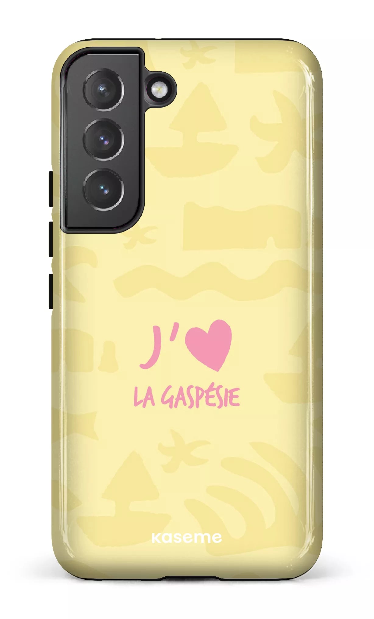 Coque Galaxy S22, étui Tough, design J'aime la Gaspésie