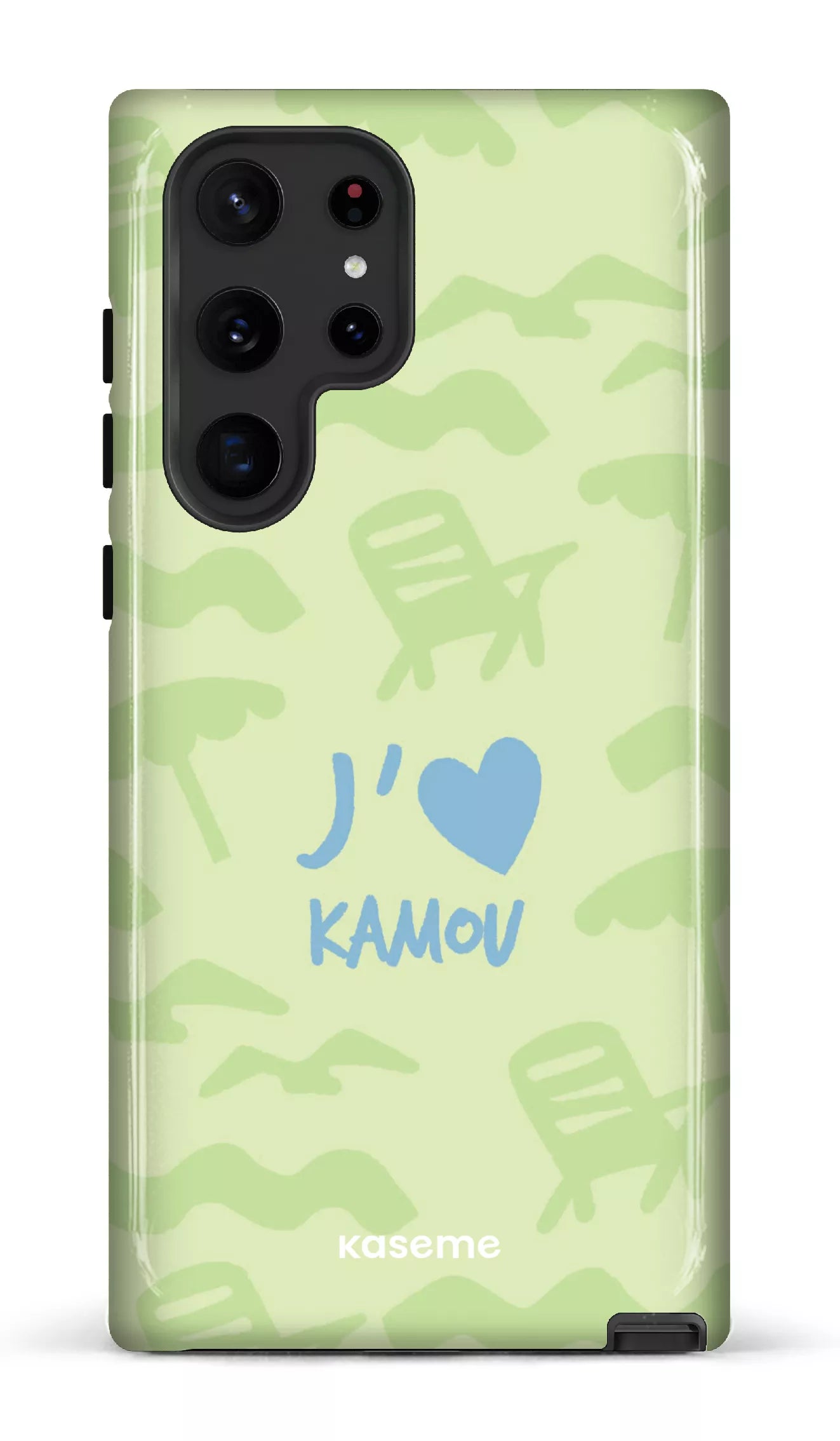 Coque Galaxy S22 Ultra, étui Tough, design J'aime Kamou