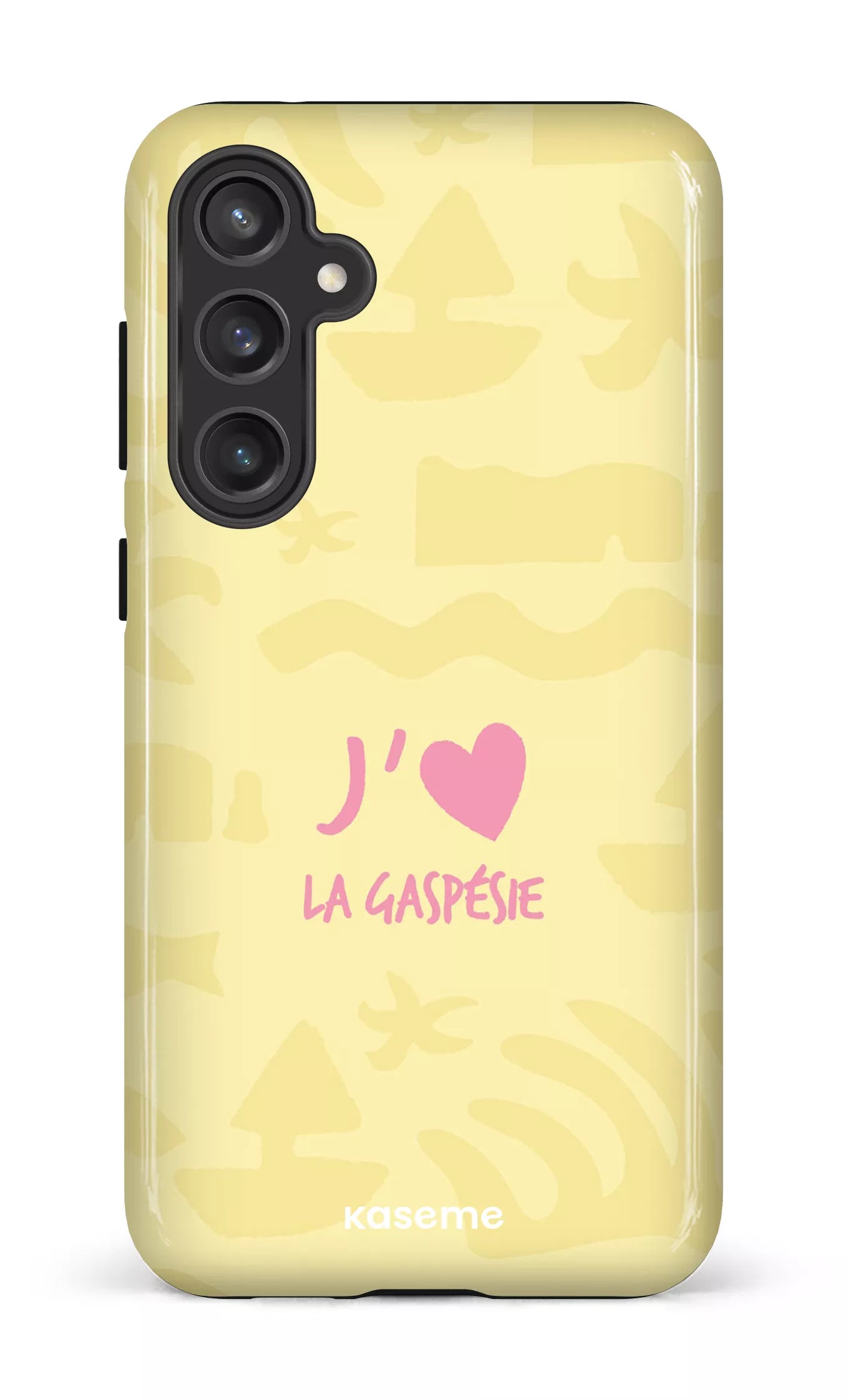 Coque Galaxy S23 FE, étui Tough, design J'aime la Gaspésie