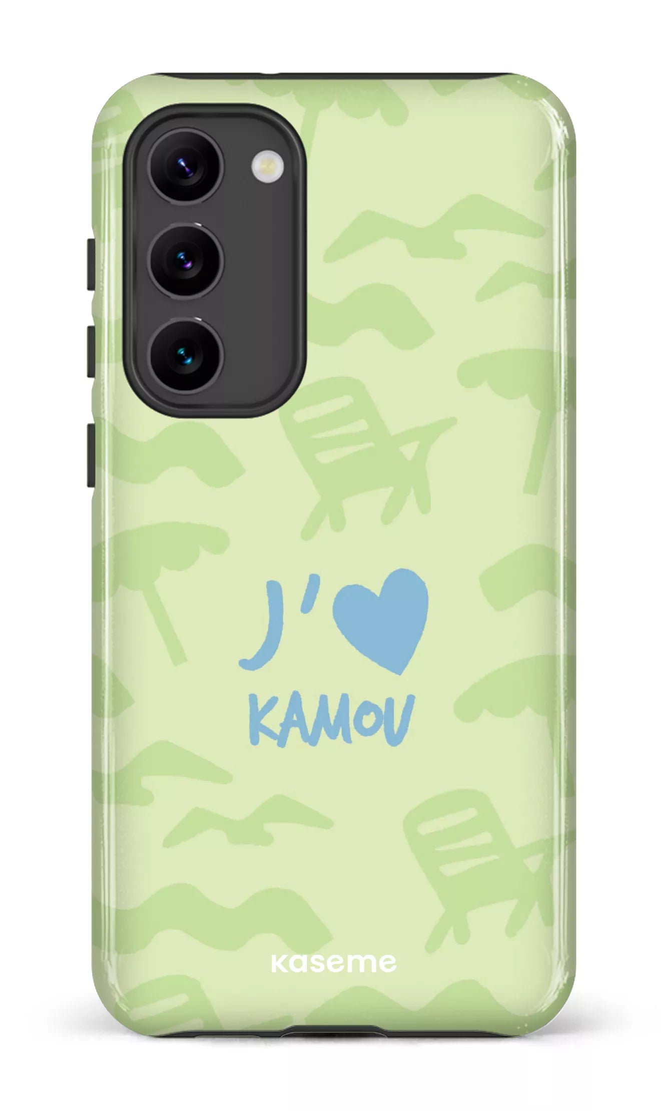 Coque Galaxy S23 Plus, étui Tough Gloss, design J'aime Kamou