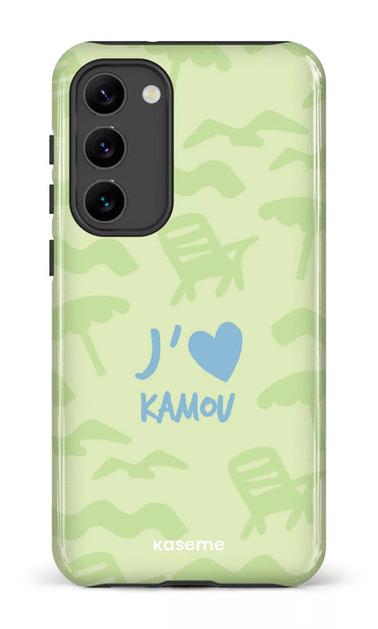 Coque Galaxy S23 Plus, étui Tough Gloss, design J'aime Kamou