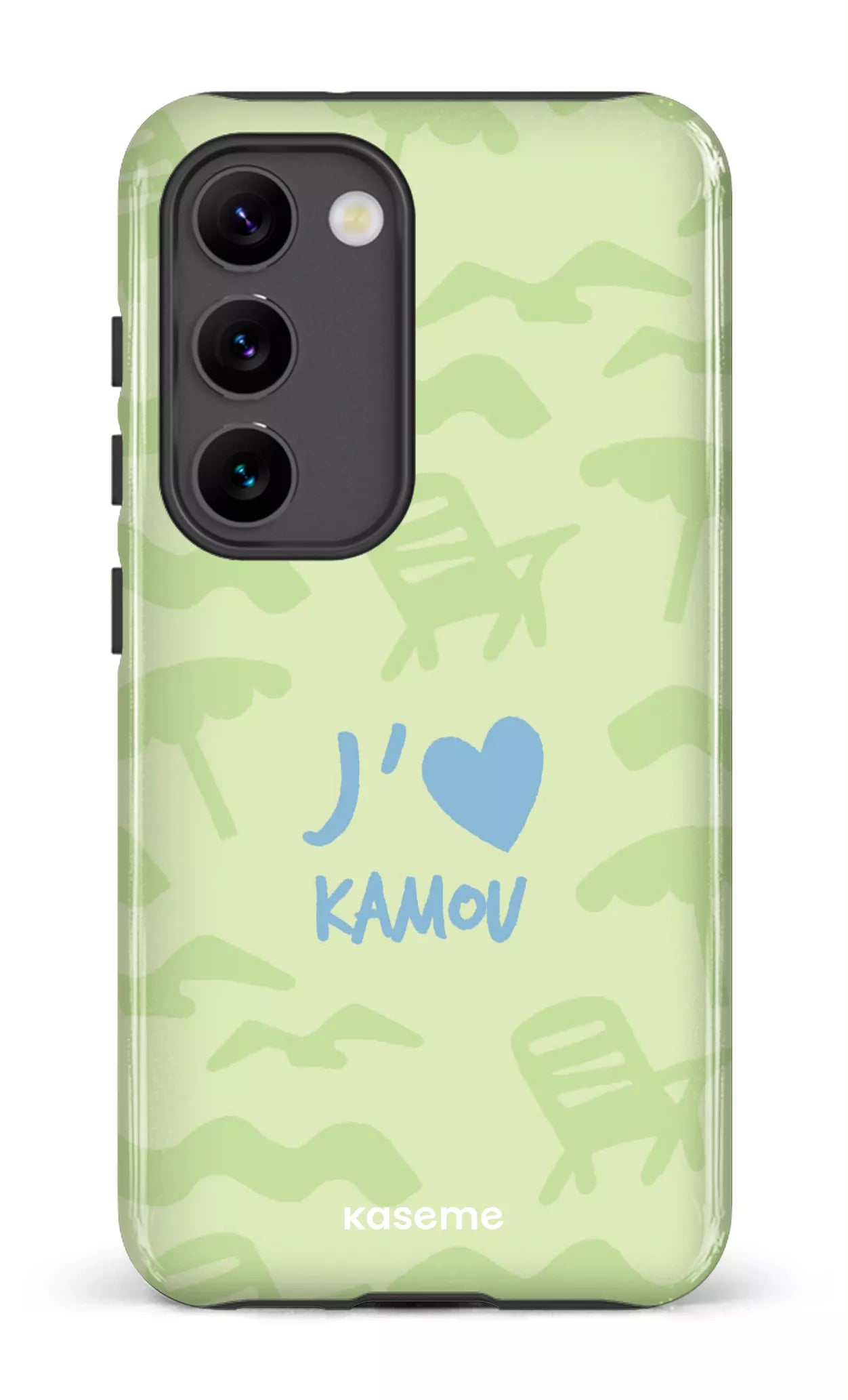Coque Galaxy S23, étui Tough Gloss, design J'aime Kamou