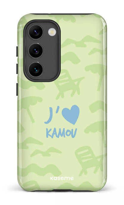 Coque Galaxy S23, étui Tough Gloss, design J'aime Kamou