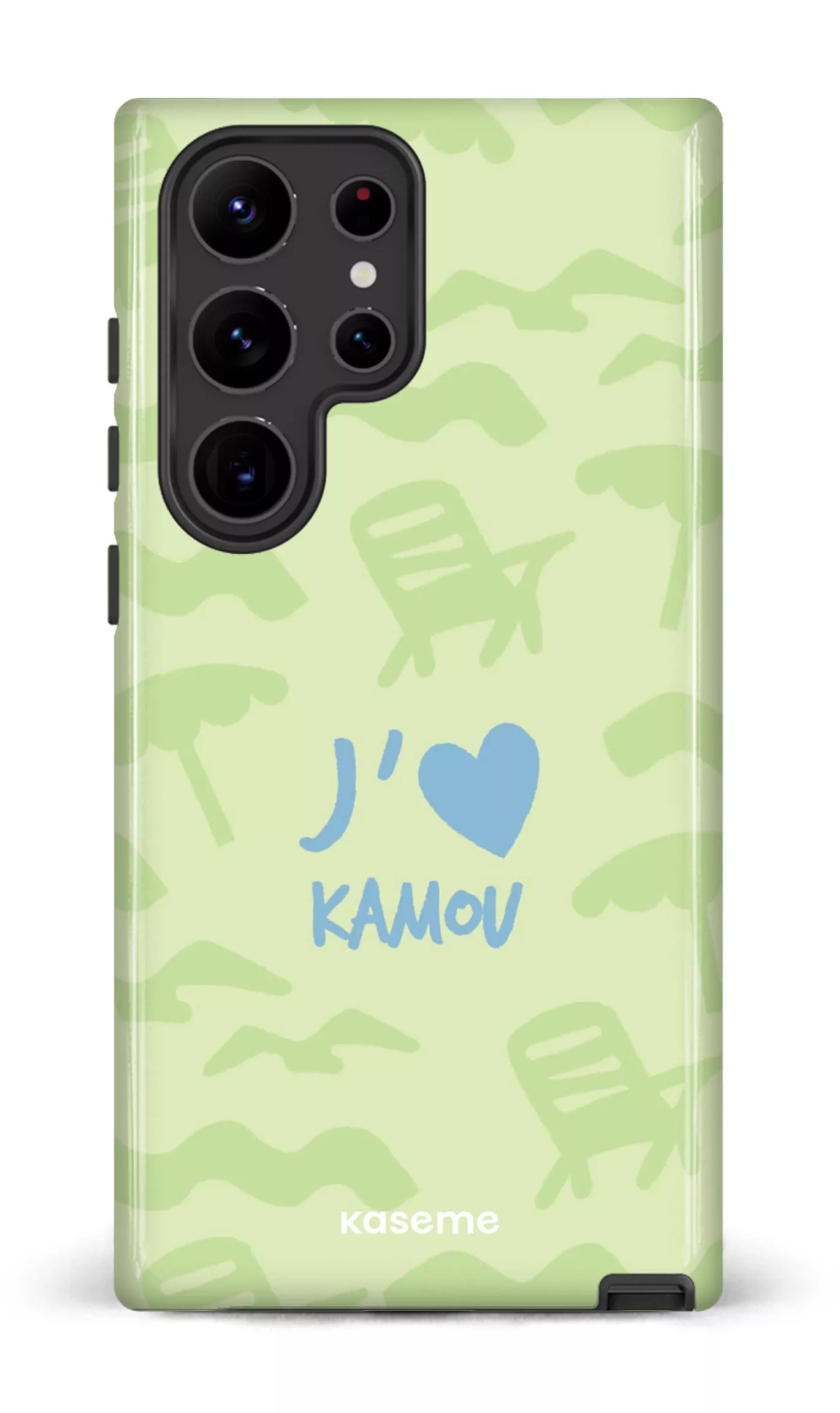 Coque Galaxy S23 Ultra, étui Tough Gloss, design J'aime Kamou