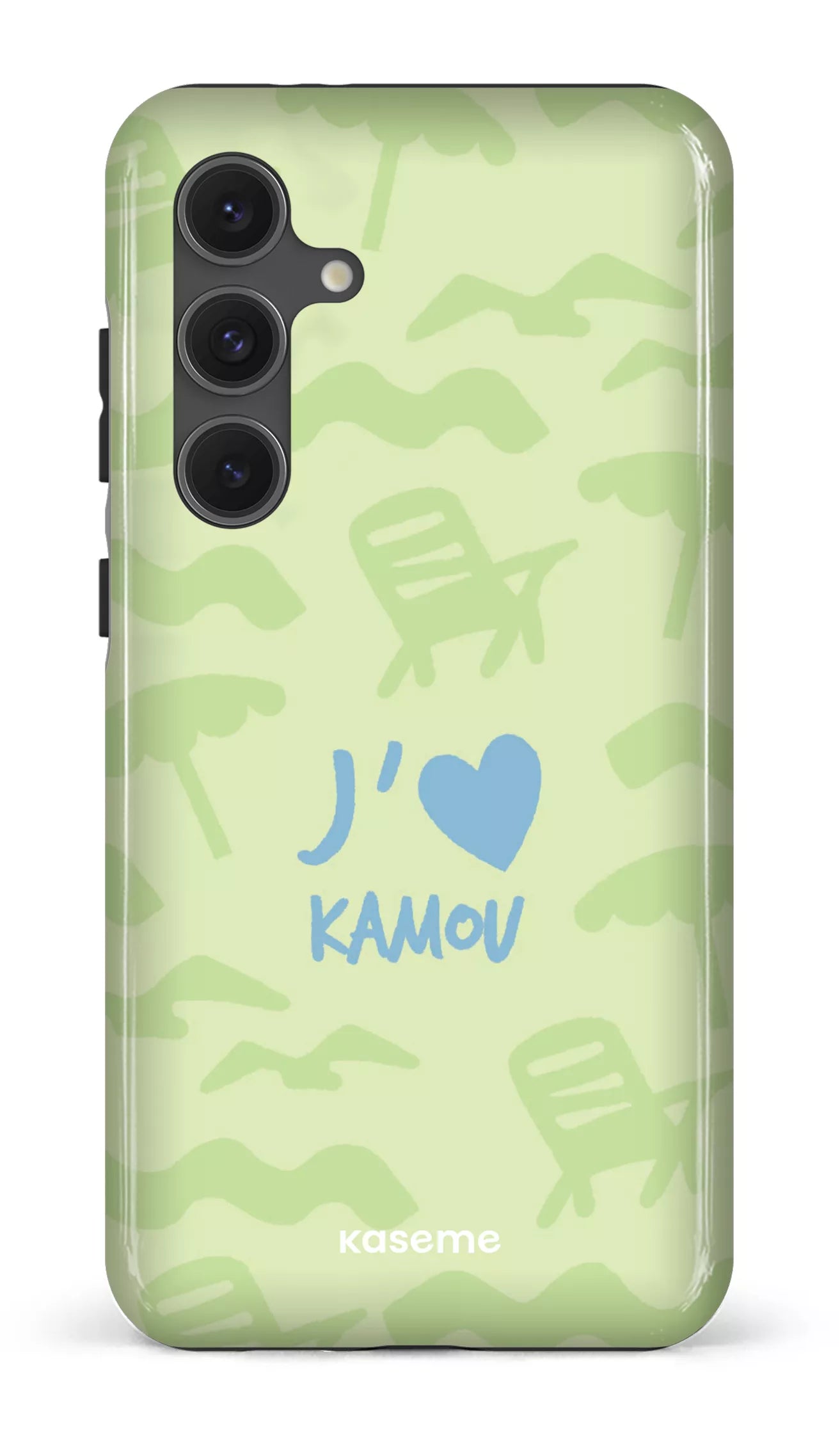 Coque Galaxy S24 FE, étui Tough, design J'aime Kamou