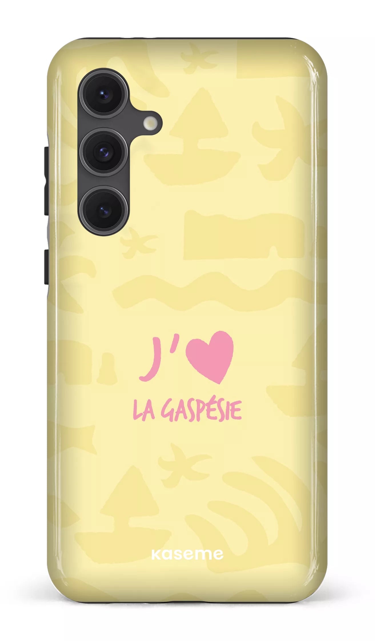 Coque Galaxy S24 FE, étui Tough, design J'aime la Gaspésie
