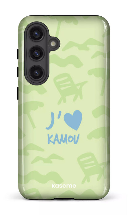 Coque Galaxy S24, étui Tough Gloss, design J'aime Kamou