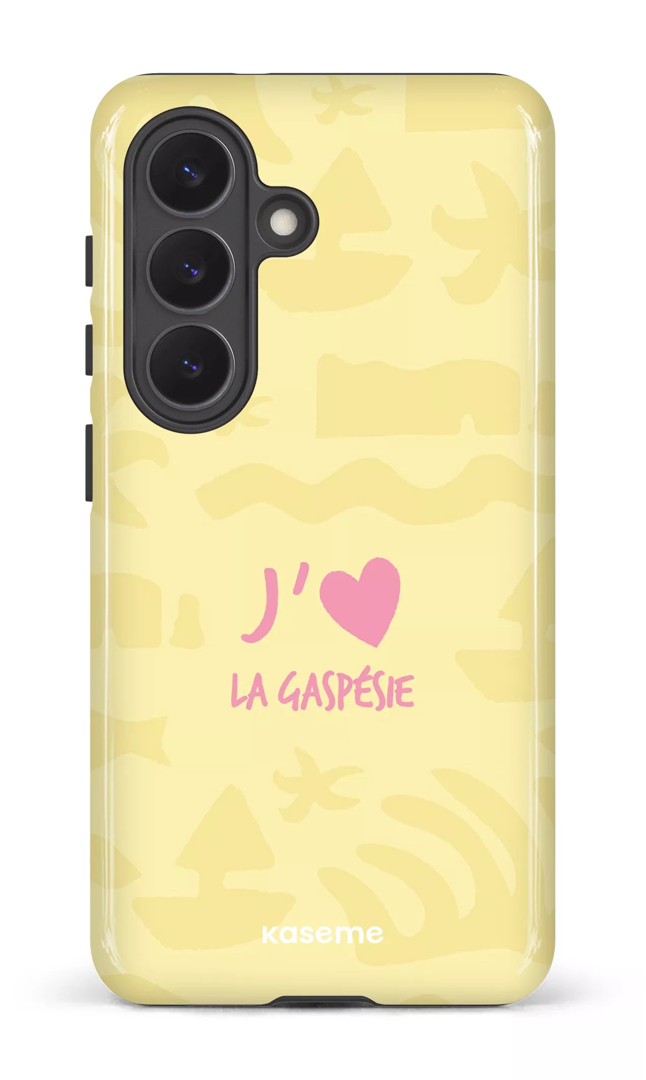 Coque Galaxy S26, étui Tough Gloss, design J'aime la Gaspésie