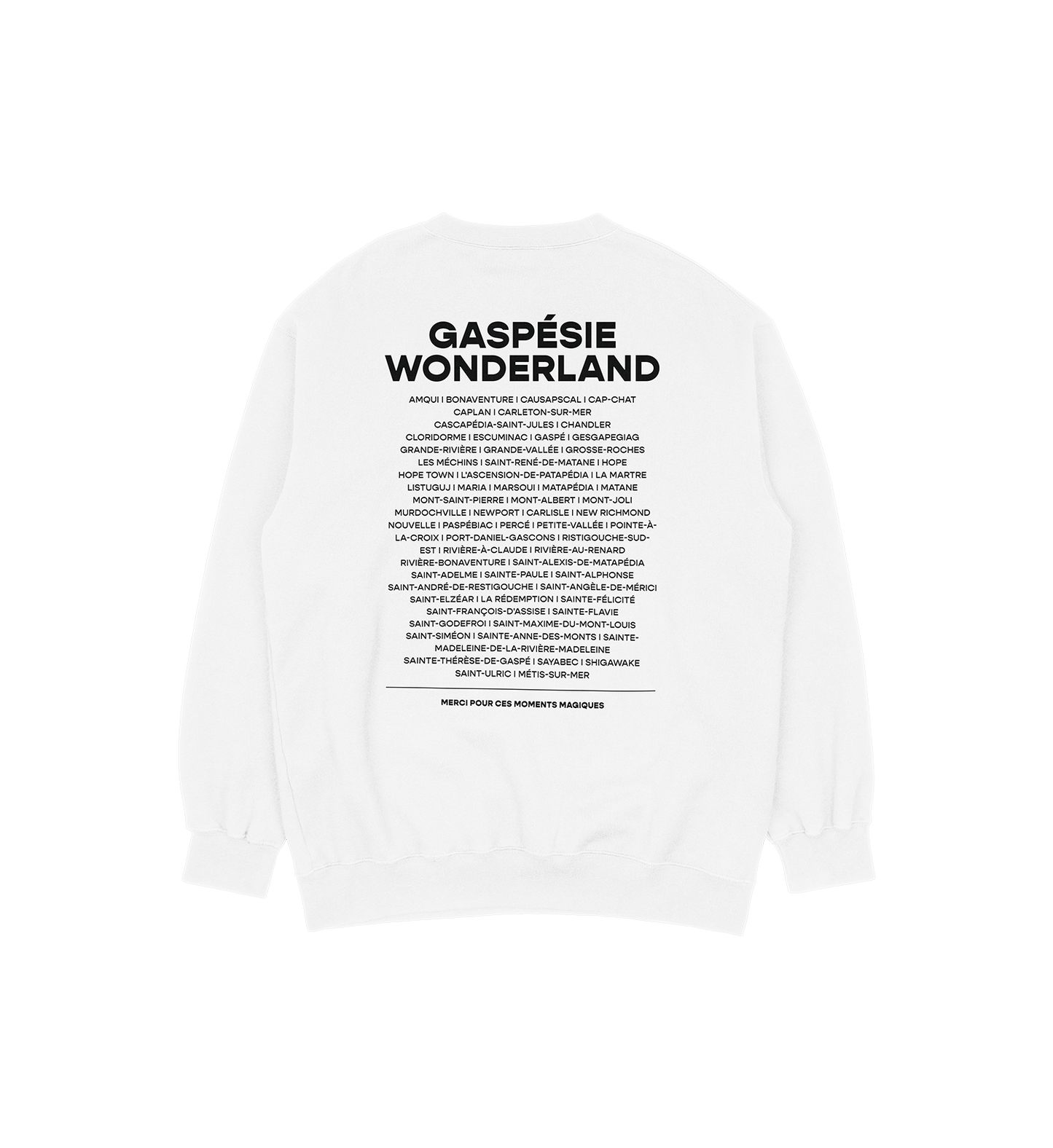Crewneck à patch - région