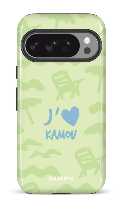 Coque Pixel 10 Pro, étui Impact Gloss, design J'aime Kamou