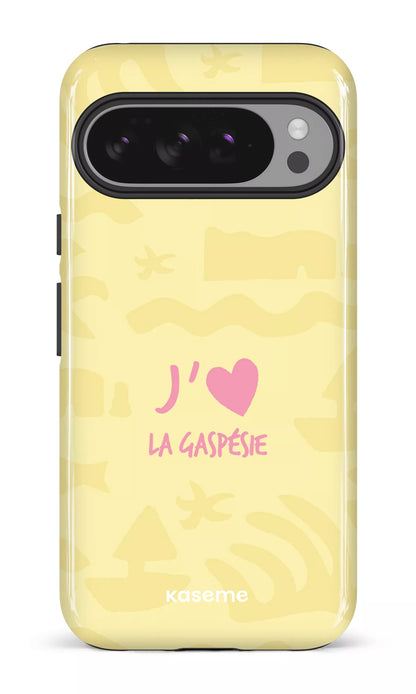 Coque Pixel 10 Pro, étui Impact Gloss, design J'aime la Gaspésie