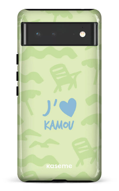 Coque Pixel 6, étui Tough, design J'aime Kamou