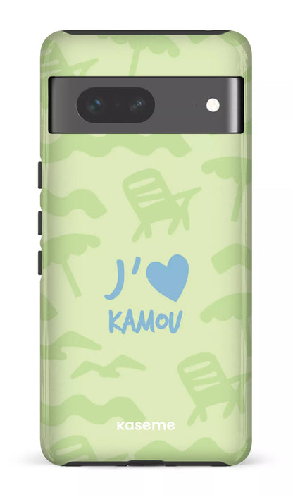 Coque Pixel 7, étui Tough Gloss, design J'aime Kamou