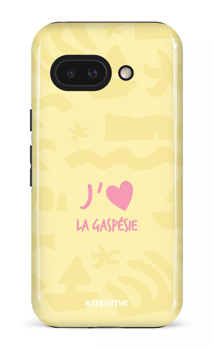 Coque Pixel 9 A, étui Impact Gloss, design J'aime la Gaspésie