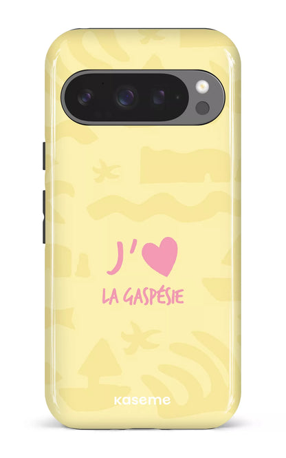 Coque Pixel 9 Pro, étui Impact Gloss, design J'aime la Gaspésie