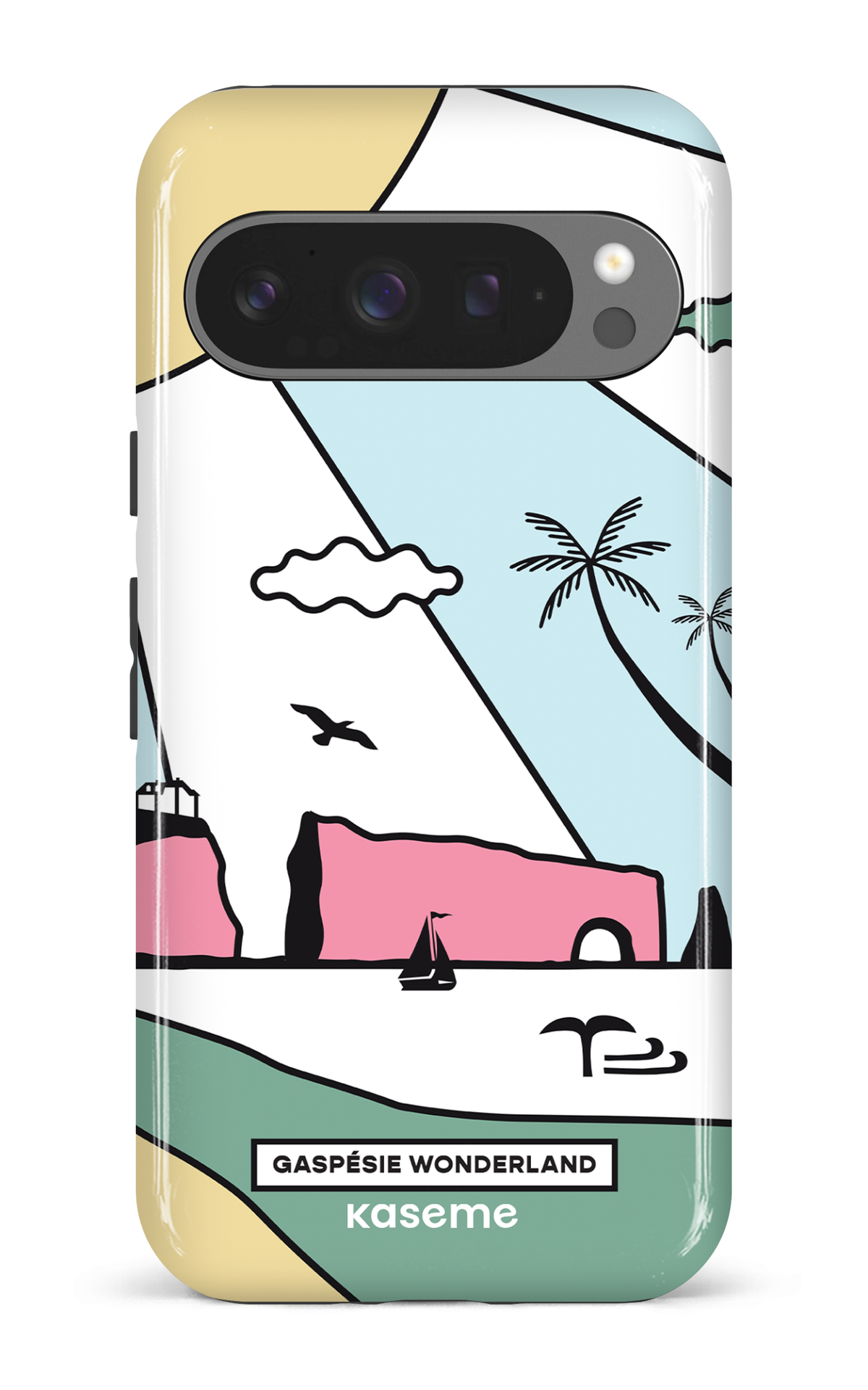 Coque Pixel 9 Pro, étui Impact Gloss, design KaseGaspésie 2025