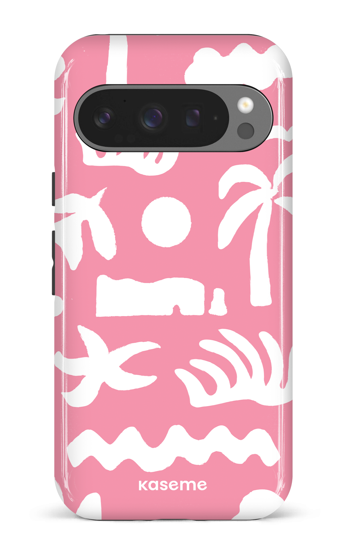 Coque Pixel 9 Pro, étui Impact Gloss, design KaseMotif Rose