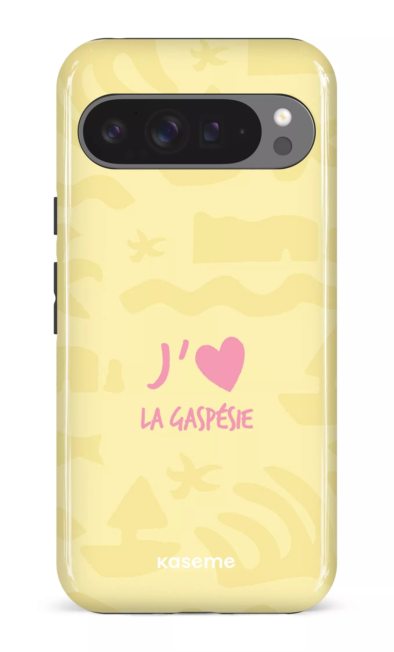 Coque Pixel 9 Pro, étui Impact Gloss, design J'aime la Gaspésie